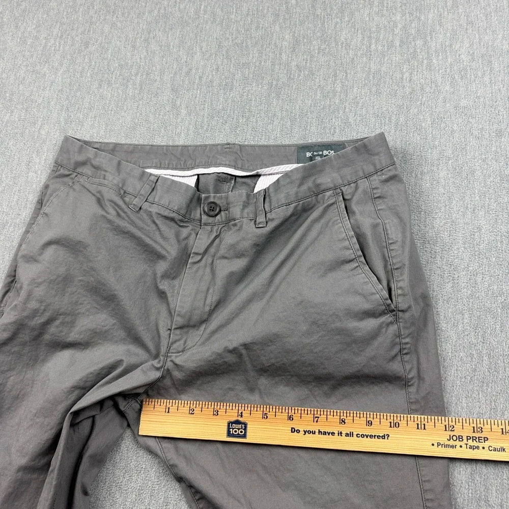 Bonobos Pants Mens 34X30 Fit‎ 34X29 Gray Gargoyle Slim Tailored Chino 15059